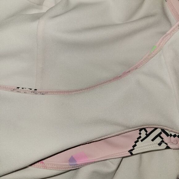 H&M Swimsuit High leg Pink Emoji Digital One Piece Swimsuit 14 - Picture 8 of 8